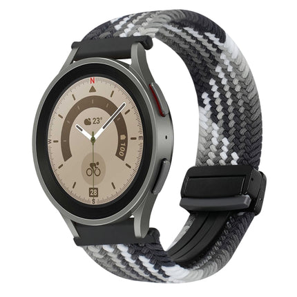 20mm Magnetic Buckle Braided Watch Strap, For Samsung Galaxy Watch 5 Pro, For Samsung Gear Sport - DealBuddy