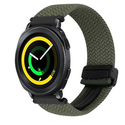 20mm Magnetic Buckle Braided Watch Strap, For Samsung Galaxy Watch 5 Pro, For Samsung Gear Sport - DealBuddy