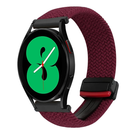 20mm Magnetic Buckle Braided Watch Strap, For Samsung Galaxy Watch 4, For Samsung Galaxy Watch 4 Classic - DealBuddy