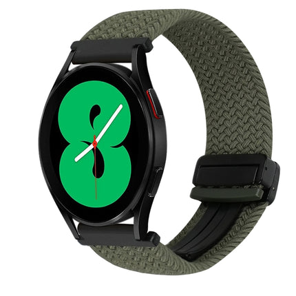 20mm Magnetic Buckle Braided Watch Strap, For Samsung Galaxy Watch 4, For Samsung Galaxy Watch 4 Classic - DealBuddy