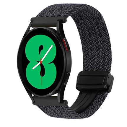 20mm Magnetic Buckle Braided Watch Strap, For Samsung Galaxy Watch 4, For Samsung Galaxy Watch 4 Classic - DealBuddy