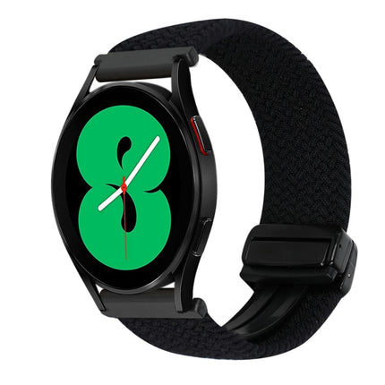 20mm Magnetic Buckle Braided Watch Strap, For Samsung Galaxy Watch 4, For Samsung Galaxy Watch 4 Classic - DealBuddy