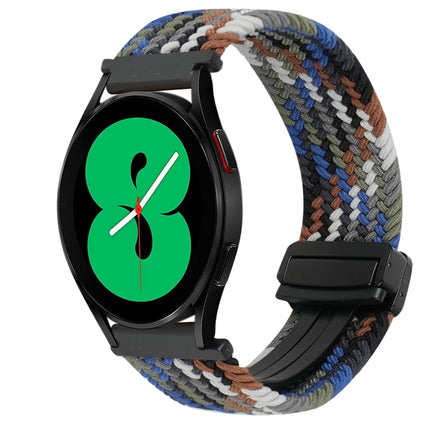20mm Magnetic Buckle Braided Watch Strap, For Samsung Galaxy Watch 4, For Samsung Galaxy Watch 4 Classic - DealBuddy