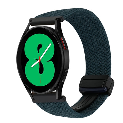 20mm Magnetic Buckle Braided Watch Strap, For Samsung Galaxy Watch 4, For Samsung Galaxy Watch 4 Classic - DealBuddy