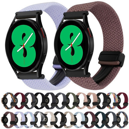 20mm Magnetic Buckle Braided Watch Strap