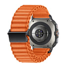 For Samsung Galaxy Watch Ultra 47mm Ocean Style Magnetic Buckle Braided Watch Band