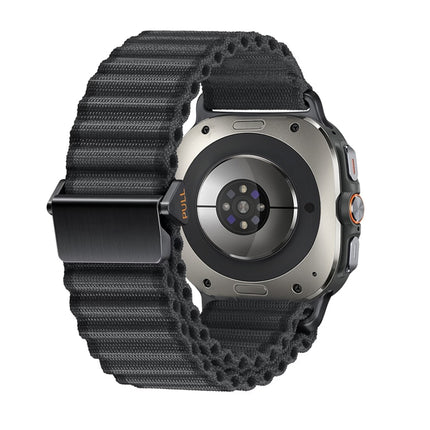 For Samsung Galaxy Watch Ultra 47mm Ocean Style Magnetic Buckle Braided Watch Band