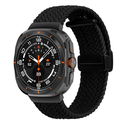 For Samsung Galaxy Watch Ultra 47mm Fold Magnetic Buckle Braided Watch Band - DealBuddy