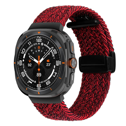 For Samsung Galaxy Watch Ultra 47mm Fold Magnetic Buckle Braided Watch Band - DealBuddy