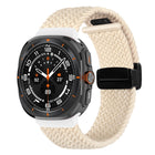 For Samsung Galaxy Watch Ultra 47mm Fold Magnetic Buckle Braided Watch Band - DealBuddy