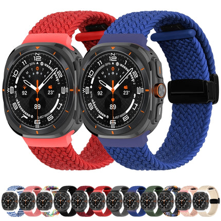 For Samsung Galaxy Watch Ultra 47mm Fold Magnetic Buckle Braided Watch Band - DealBuddy