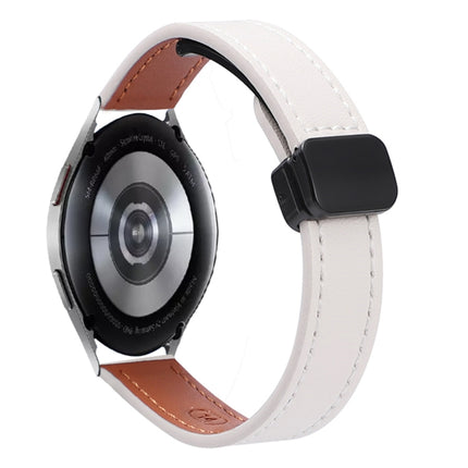 Slim Magnetic Buckle 20mm Microfiber Leather Watch Band, For Samsung Galaxy Watch FE 40mm, For Samsung Galaxy Watch 5 Pro 45mm, For Samsung Gear Sport - DealBuddy