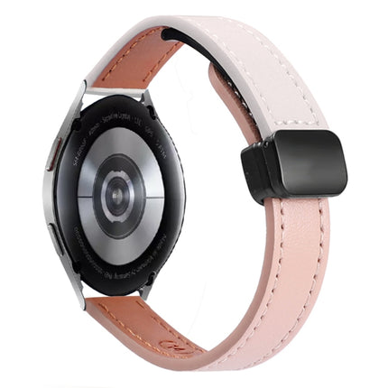 Slim Magnetic Buckle 20mm Microfiber Leather Watch Band, For Samsung Galaxy Watch FE 40mm, For Samsung Galaxy Watch 5 Pro 45mm, For Samsung Gear Sport - DealBuddy