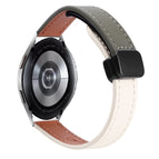 For Samsung Galaxy Watch FE 40mm / Apricot+Avocado Green