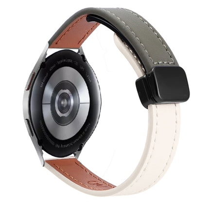 Slim Magnetic Buckle 20mm Microfiber Leather Watch Band, For Samsung Galaxy Watch FE 40mm, For Samsung Galaxy Watch 5 Pro 45mm, For Samsung Gear Sport - DealBuddy