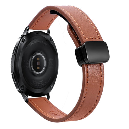 Slim Magnetic Buckle 20mm Microfiber Leather Watch Band, For Samsung Galaxy Watch FE 40mm, For Samsung Galaxy Watch 5 Pro 45mm, For Samsung Gear Sport - DealBuddy