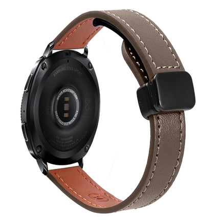 Slim Magnetic Buckle 20mm Microfiber Leather Watch Band, For Samsung Galaxy Watch FE 40mm, For Samsung Galaxy Watch 5 Pro 45mm, For Samsung Gear Sport - DealBuddy