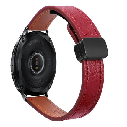 Slim Magnetic Buckle 20mm Microfiber Leather Watch Band, For Samsung Galaxy Watch FE 40mm, For Samsung Galaxy Watch 5 Pro 45mm, For Samsung Gear Sport - DealBuddy
