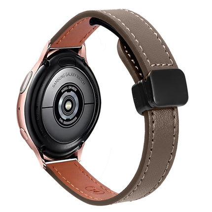 Slim Magnetic Buckle 20mm Microfiber Leather Watch Band, For Samsung Galaxy Watch Active 2, For Samsung Galaxy Watch3 41mm, For Samsung Galaxy Watch Active - DealBuddy