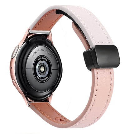 Slim Magnetic Buckle 20mm Microfiber Leather Watch Band, For Samsung Galaxy Watch Active 2, For Samsung Galaxy Watch3 41mm, For Samsung Galaxy Watch Active - DealBuddy
