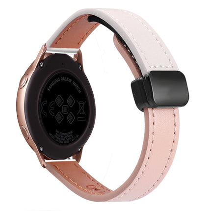 Slim Magnetic Buckle 20mm Microfiber Leather Watch Band, For Samsung Galaxy Watch Active 2, For Samsung Galaxy Watch3 41mm, For Samsung Galaxy Watch Active - DealBuddy