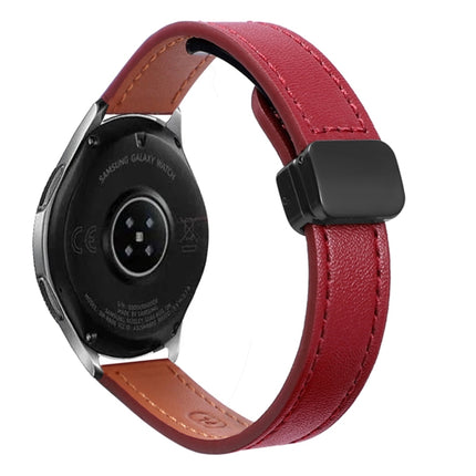 Slim Magnetic Buckle 20mm Microfiber Leather Watch Band, For Samsung Galaxy Watch 42mm, For Samsung Gear S2 Classic, For Samsung Galaxy Watch 7 40 / 44mm - DealBuddy