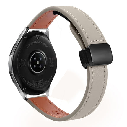 Slim Magnetic Buckle 20mm Microfiber Leather Watch Band, For Samsung Galaxy Watch 42mm, For Samsung Gear S2 Classic, For Samsung Galaxy Watch 7 40 / 44mm - DealBuddy