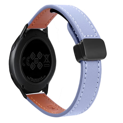Slim Magnetic Buckle 20mm Microfiber Leather Watch Band, For Samsung Galaxy Watch 42mm, For Samsung Gear S2 Classic, For Samsung Galaxy Watch 7 40 / 44mm - DealBuddy