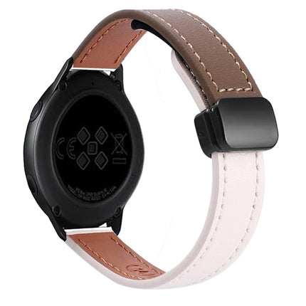 Slim Magnetic Buckle 20mm Microfiber Leather Watch Band, For Samsung Galaxy Watch 42mm, For Samsung Gear S2 Classic, For Samsung Galaxy Watch 7 40 / 44mm - DealBuddy