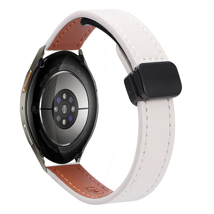 Slim Magnetic Buckle 20mm Microfiber Leather Watch Band, For Samsung Galaxy Watch 42mm, For Samsung Gear S2 Classic, For Samsung Galaxy Watch 7 40 / 44mm - DealBuddy