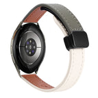 For Samsung Galaxy Watch 7 40 / 44mm / Apricot+Avocado Green