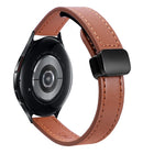 Slim Magnetic Buckle 20mm Microfiber Leather Watch Band, For Samsung Galaxy Watch 6 Classic 43 / 47mm, For Samsung Galaxy Watch 6 40 / 44mm, For Samsung Galaxy Watch 5 40 / 44mm - DealBuddy