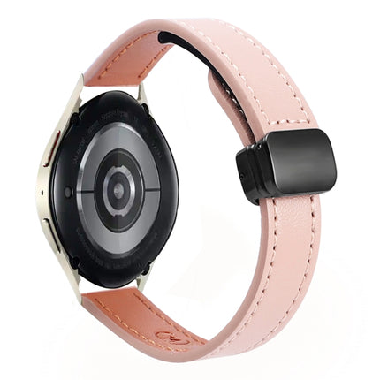 Slim Magnetic Buckle 20mm Microfiber Leather Watch Band, For Samsung Galaxy Watch 6 Classic 43 / 47mm, For Samsung Galaxy Watch 6 40 / 44mm, For Samsung Galaxy Watch 5 40 / 44mm - DealBuddy