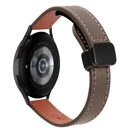 Slim Magnetic Buckle 20mm Microfiber Leather Watch Band, For Samsung Galaxy Watch 6 Classic 43 / 47mm, For Samsung Galaxy Watch 6 40 / 44mm, For Samsung Galaxy Watch 5 40 / 44mm - DealBuddy