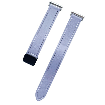 Slim Magnetic Buckle 20mm Microfiber Leather Watch Band