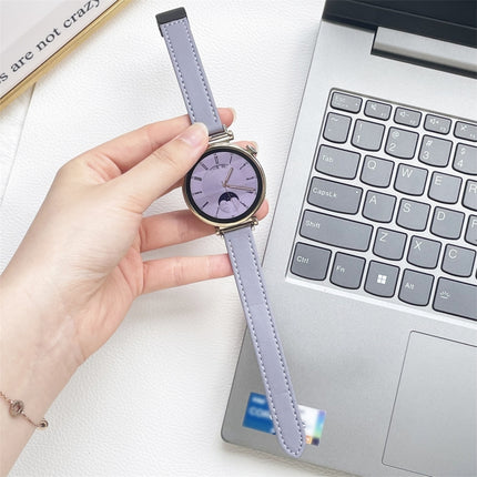 Slim Magnetic Buckle 20mm Microfiber Leather Watch Band