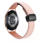 Slim Magnetic Buckle 20mm Microfiber Leather Watch Band