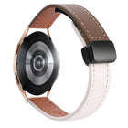 Slim Magnetic Buckle 20mm Microfiber Leather Watch Band