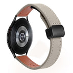 For Samsung Galaxy Watch 4 Classic 42 / 46mm / Calf Elephant Gray