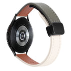 For Samsung Galaxy Watch 4 Classic 42 / 46mm / Apricot+Avocado Green