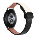 For Samsung Galaxy Watch 4 Classic 42 / 46mm / Black+Apricot