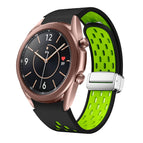 For Samsung Galaxy Watch 3 41mm / Black Silver Green