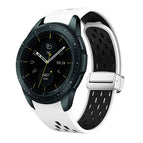For Samsung Galaxy Watch 42mm / White Black