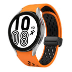 For Samsung Galaxy Watch 4 40 / 44mm / Orange Black