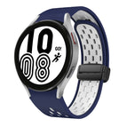 For Samsung Galaxy Watch 4 40 / 44mm / Midnight Blue White