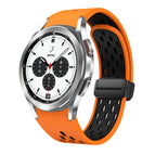 For Samsung Galaxy Watch 4 Classic 42 / 46mm / Orange Black