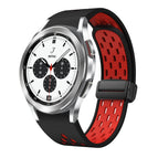 For Samsung Galaxy Watch 4 Classic 42 / 46mm / Black Red