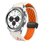 For Samsung Galaxy Watch 4 Classic 42 / 46mm / Starlight Orange