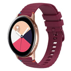 For Samsung Galaxy Watch Active / Wine Red