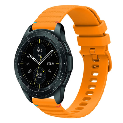 Wavy Dotted Stitched 20mm Silicone Watch Band, For Samsung Galaxy Watch 42mm, For Samsung Gear S2 Classic - DealBuddy